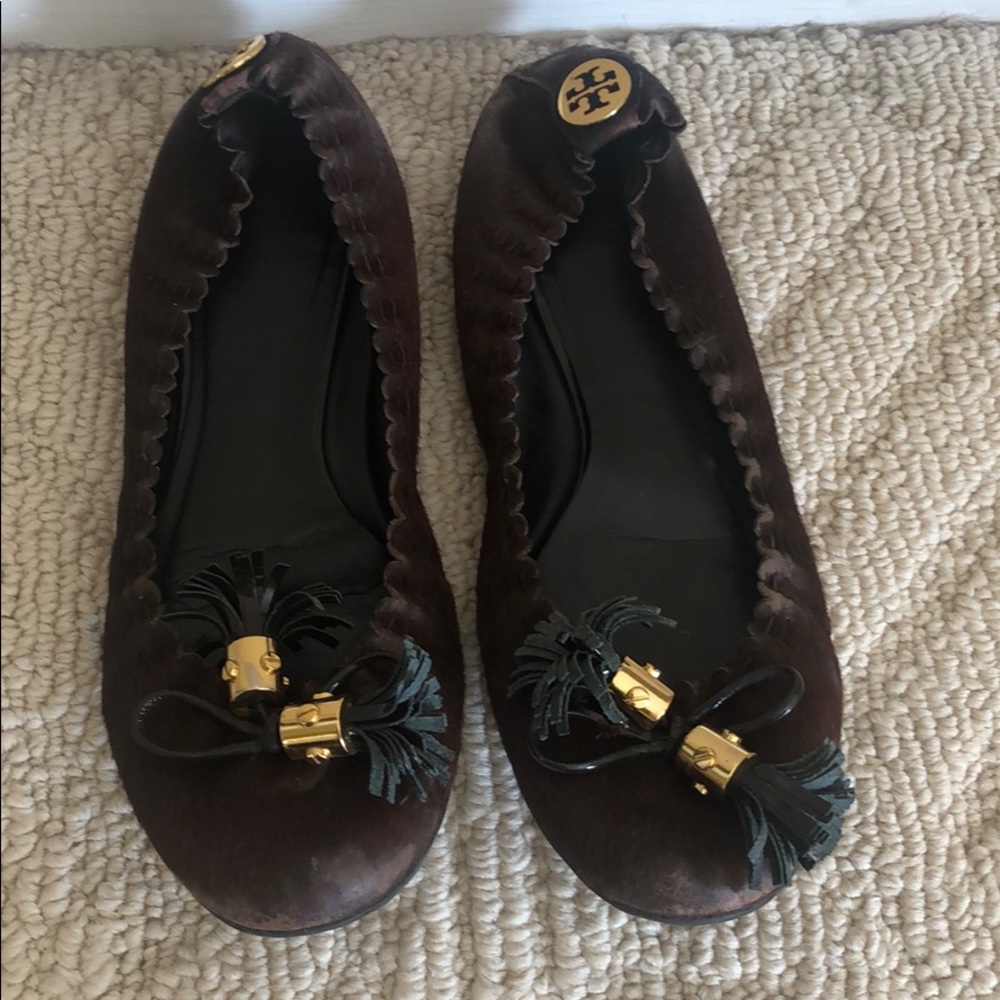 Calf skin Tory Burch Ballet Slippers
